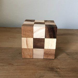 Wooden Cube Puzzle (2 for $8)